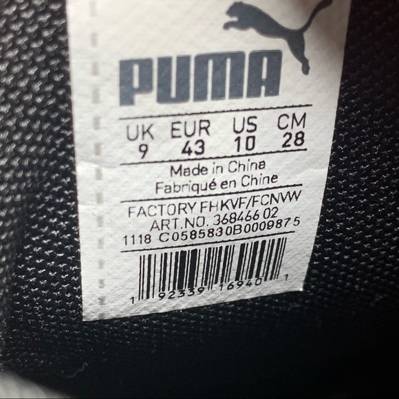 PUMA AXIS SL Black Men’s Running Gym Size: 10 Shoes 368466-02 - Picture 8 of 11